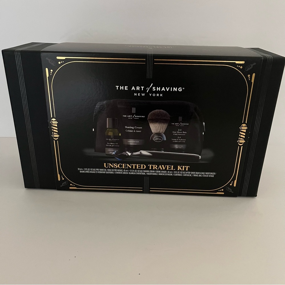 The Art Of Shaving Unscented Travel Kit Gift Set NEW